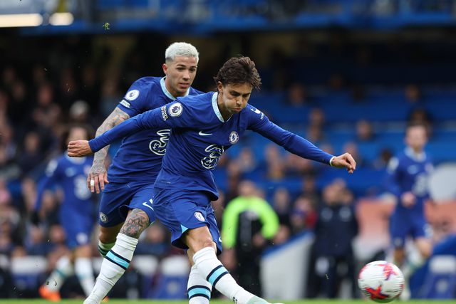 João Félix na estreia pelo Chelsea diante do Fulham