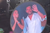 Messi e a mulher, Antonela Roccuzzo, assistiram ao concerto dos Coldplay em Miami
