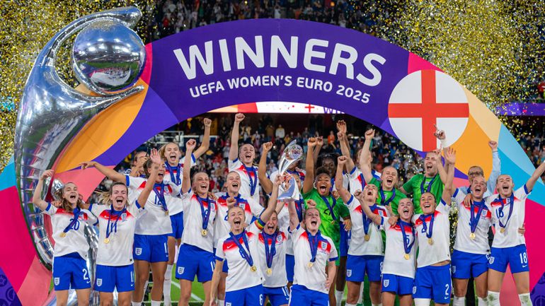 As melhores imagens da final do Euro 2025 Feminino