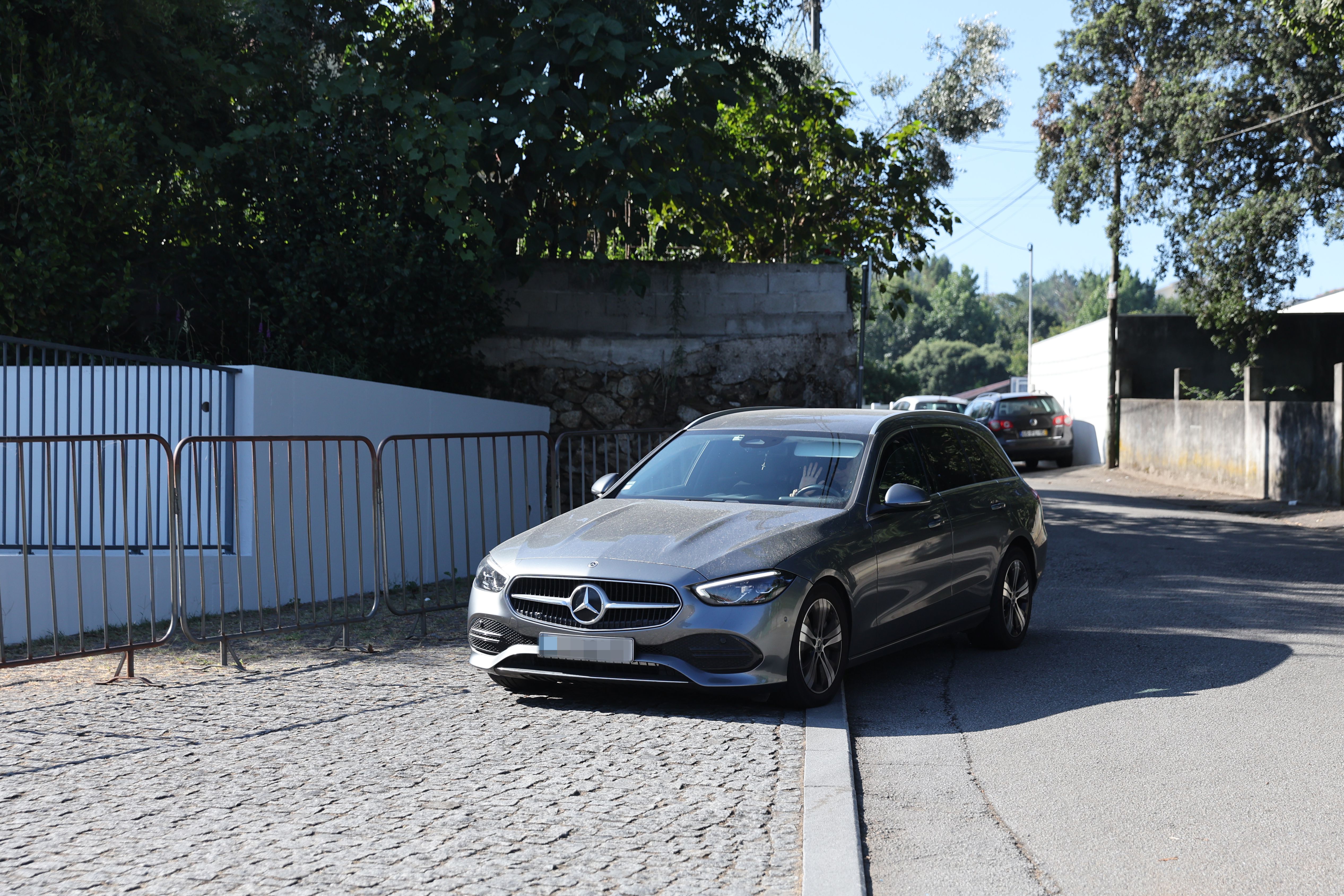FUTEBOL - Equipa do FC Porto chega ao Centro de Treinos e Formacao Desportiva Porto/Gaia para mais um dia de trabalho: Pepê. Segunda-feira, 28 de julho de 2025. (Catarina Morais / Kapta+)