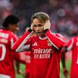 Andreas Schjelderup, extremo do Benfica (foto - Imago)