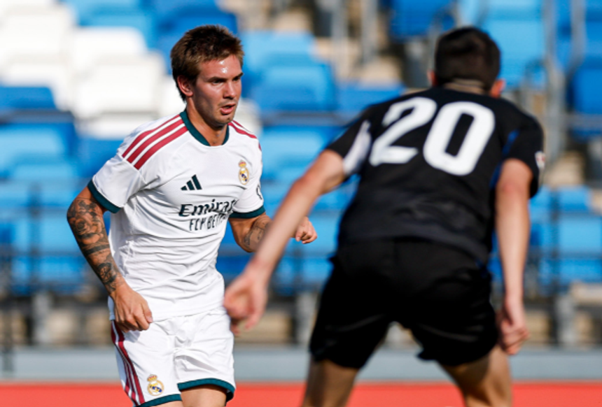 Franco Mastantuono marcou em encontro particular com o Leganés (Foto: Real Madrid)