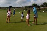 Georgina a praticar golfe com a família - Foto: Georgina Rodríguez/Instagram