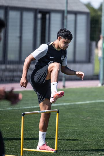 Sporting: Maxi Araújo já se treinou antes do clássico (fotogaleria)