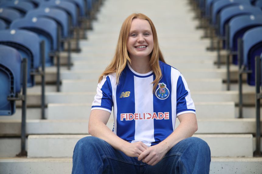 Com ligação ao futebol desde os 4 anos de idade, Eliza Turner chegou diretamente dos Estados Unidos para a Invicta há uma semana (Foto: FC Porto)