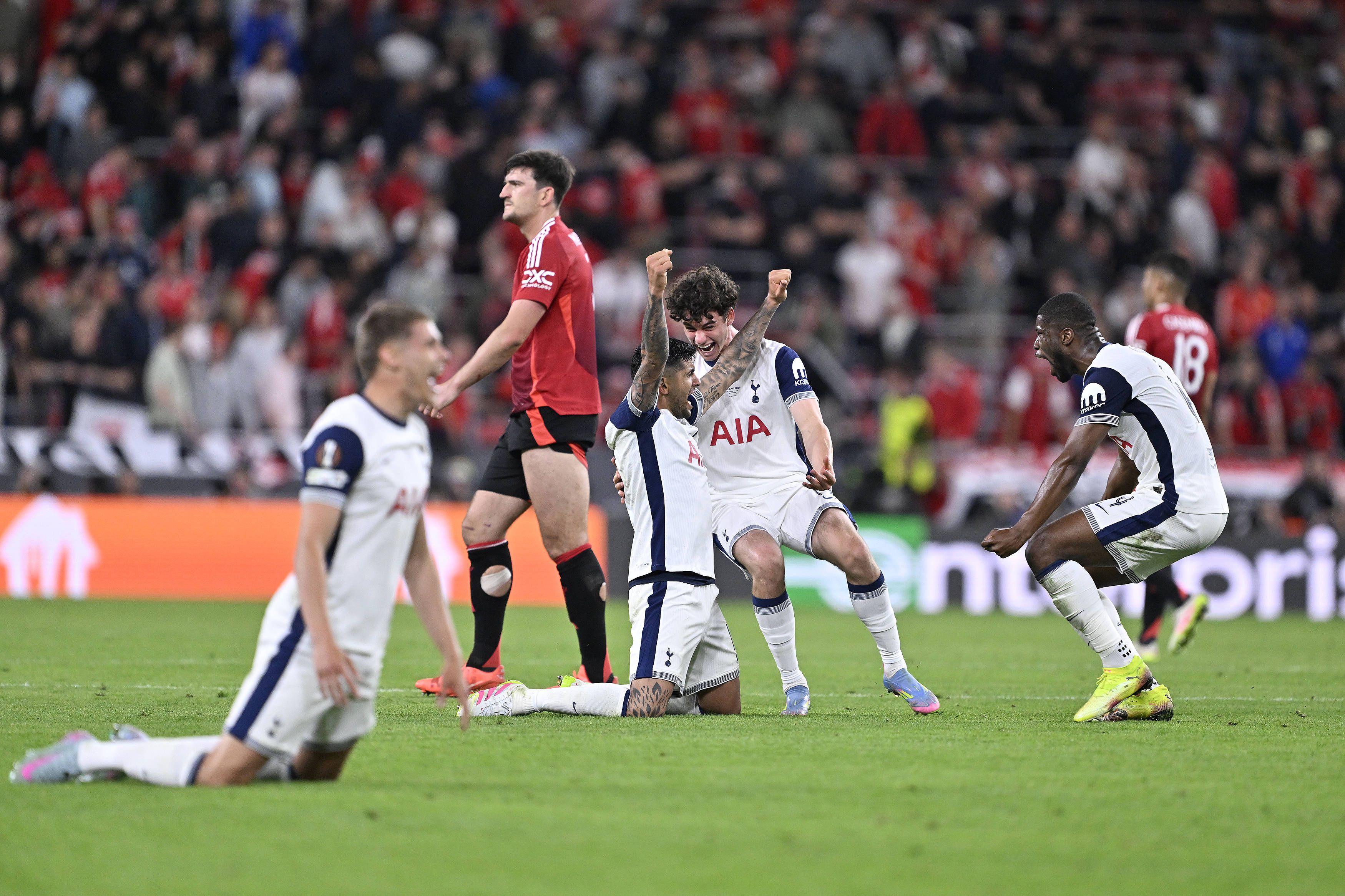 Derrota com o Tottenham na final da Liga Europa, a 21 de maio de 2025 (IMAGO)