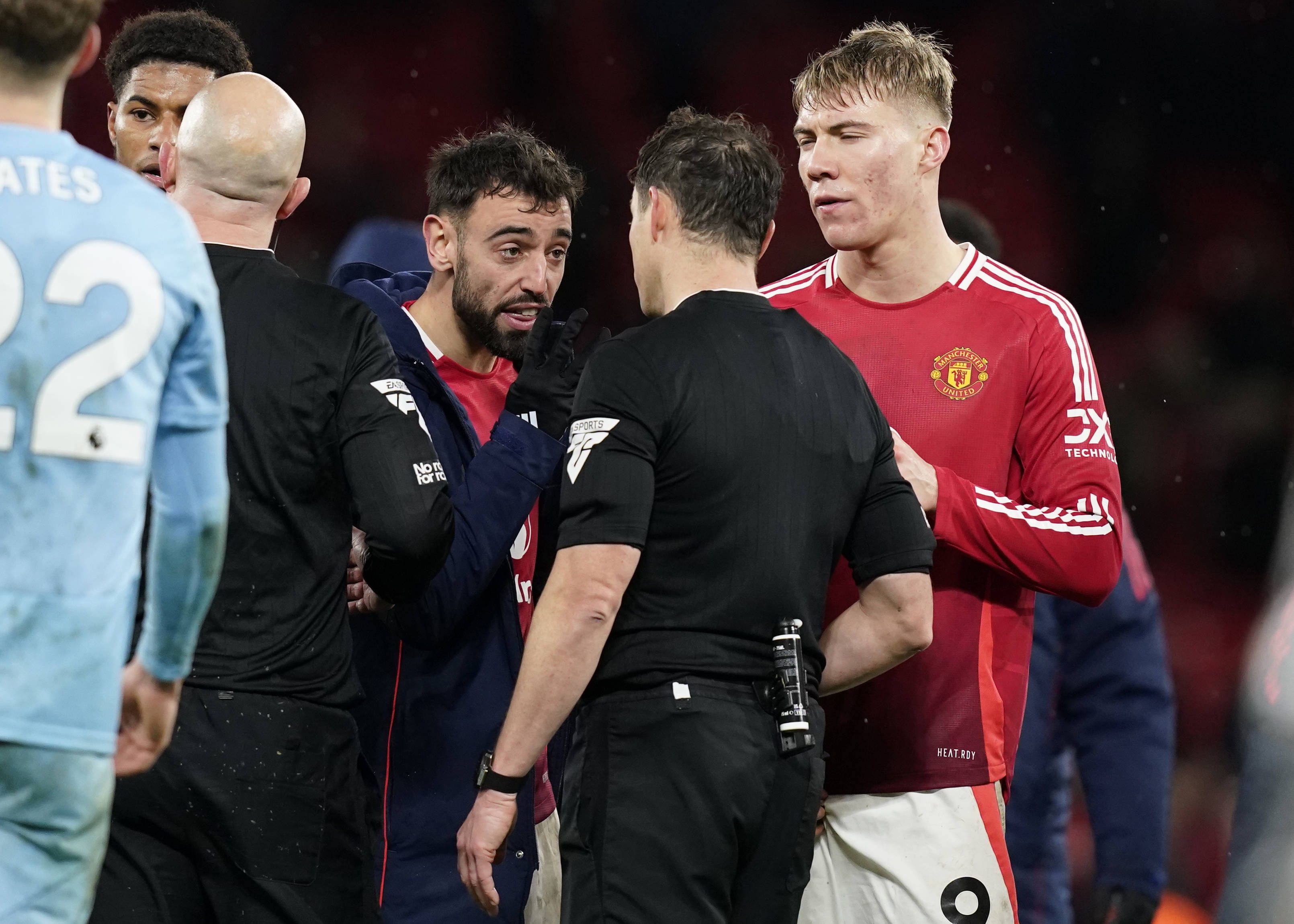 Primeira derrota de Amorim em Old Trafford foi a 7 de dezembro de 2024, na receção ao Forest de Nuno Espírito Santo, 2-3 (IMAGO)