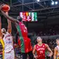Neemias Queta no jogo com os espanhóis - foto: FIBA