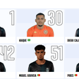 Kaique fica com o número 30 - Foto: LPFP