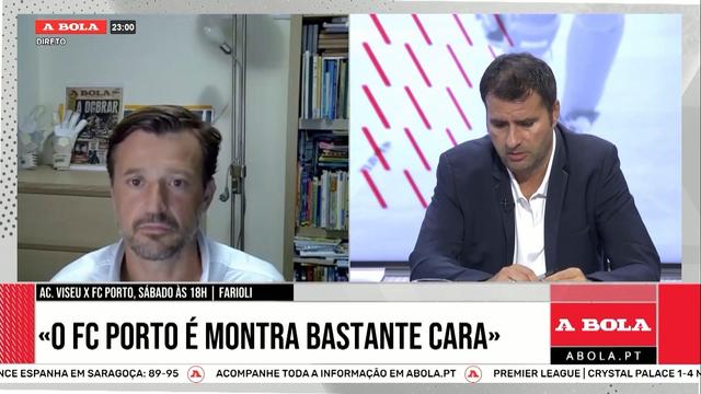 «Vamos ver se Farioli amanhã mantém os mesmos elogios a Bruno Pinheiro»