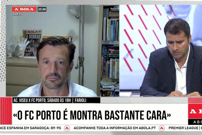 «Vamos ver se Farioli amanhã mantém os mesmos elogios a Bruno Pinheiro»