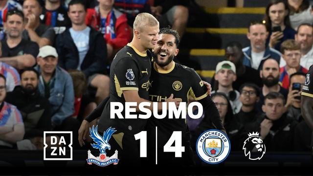 Cherki e Haaland destroçam o Crystal Palace (resumo)