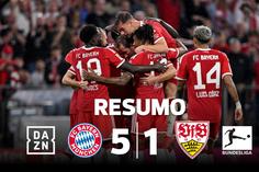 Bayern entrou com tudo na Bundesliga e quem sofreu foi o Estugarda (resumo)