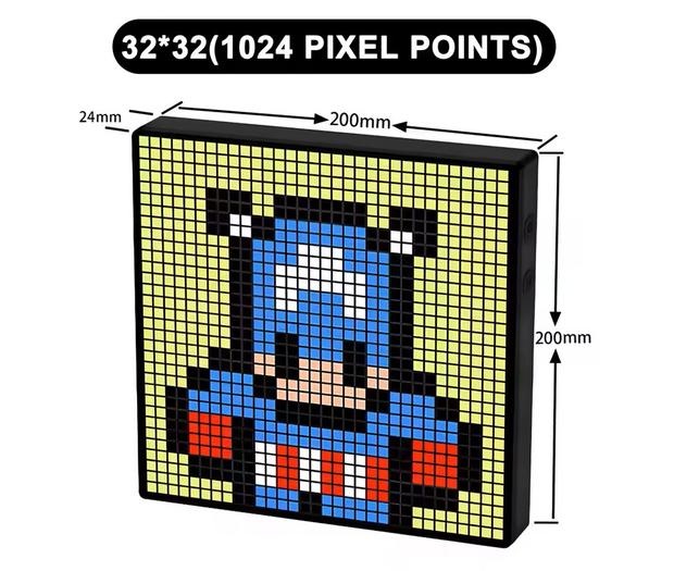 Tela de pixel LED inteligente (32x32)
