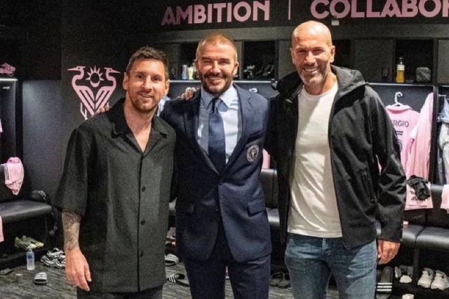 Messi, Beckham e Zidane juntos em Miami