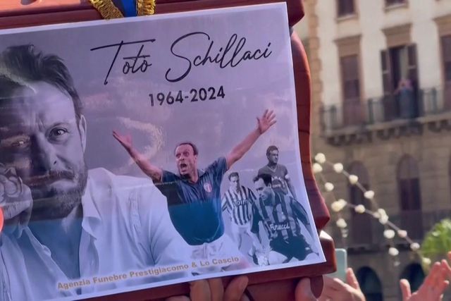Funeral de Totò Schillaci: «Uma boa alma...»