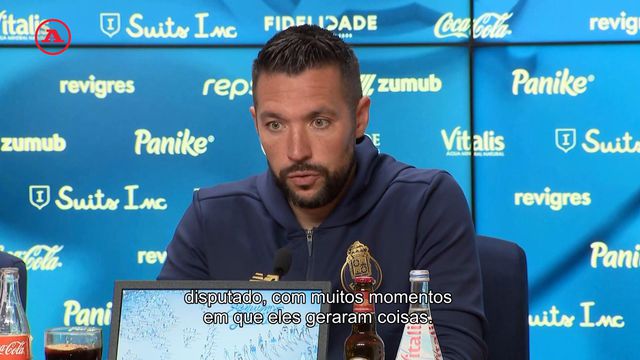 «Arouca? Contra o Sporting, antes do vermelho, o jogo estava equilibrado»
