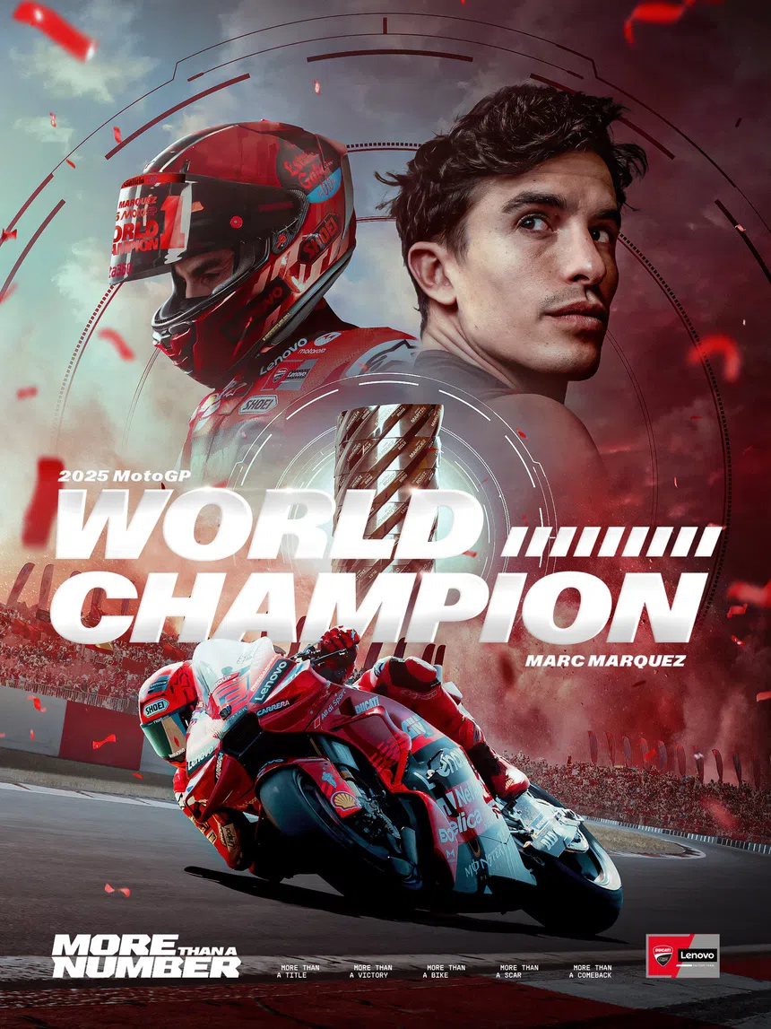 Márquez campeão! Irmão em lágrimas no pódio