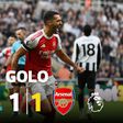 Merino teve cabeça para lançar reviravolta do Arsenal em Newcastle