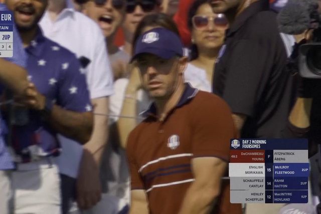 Quando o golfista se irrita e manda o público calar, isso é... a Ryder Cup