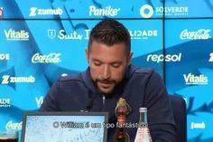Farioli declara amor eterno a William