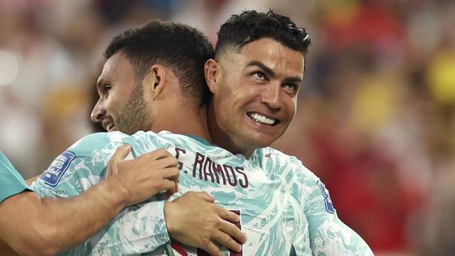 Cristiano Ronaldo e Gonçalo Ramos - Foto: IMAGO