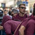 Ronaldo e Seleção na chegada a Malmo, onde vai preparar o jogo com a Dinamarca - foto: Imago