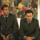 José Mourinho e Carlos Mozer, o adjunto, em 2000, no jogo entre Benfica e Halmstad - A BOLA