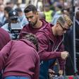 Ronaldo e Seleção na chegada a Malmo, onde vão preparar o jogo com a Dinamarca - foto: Imago