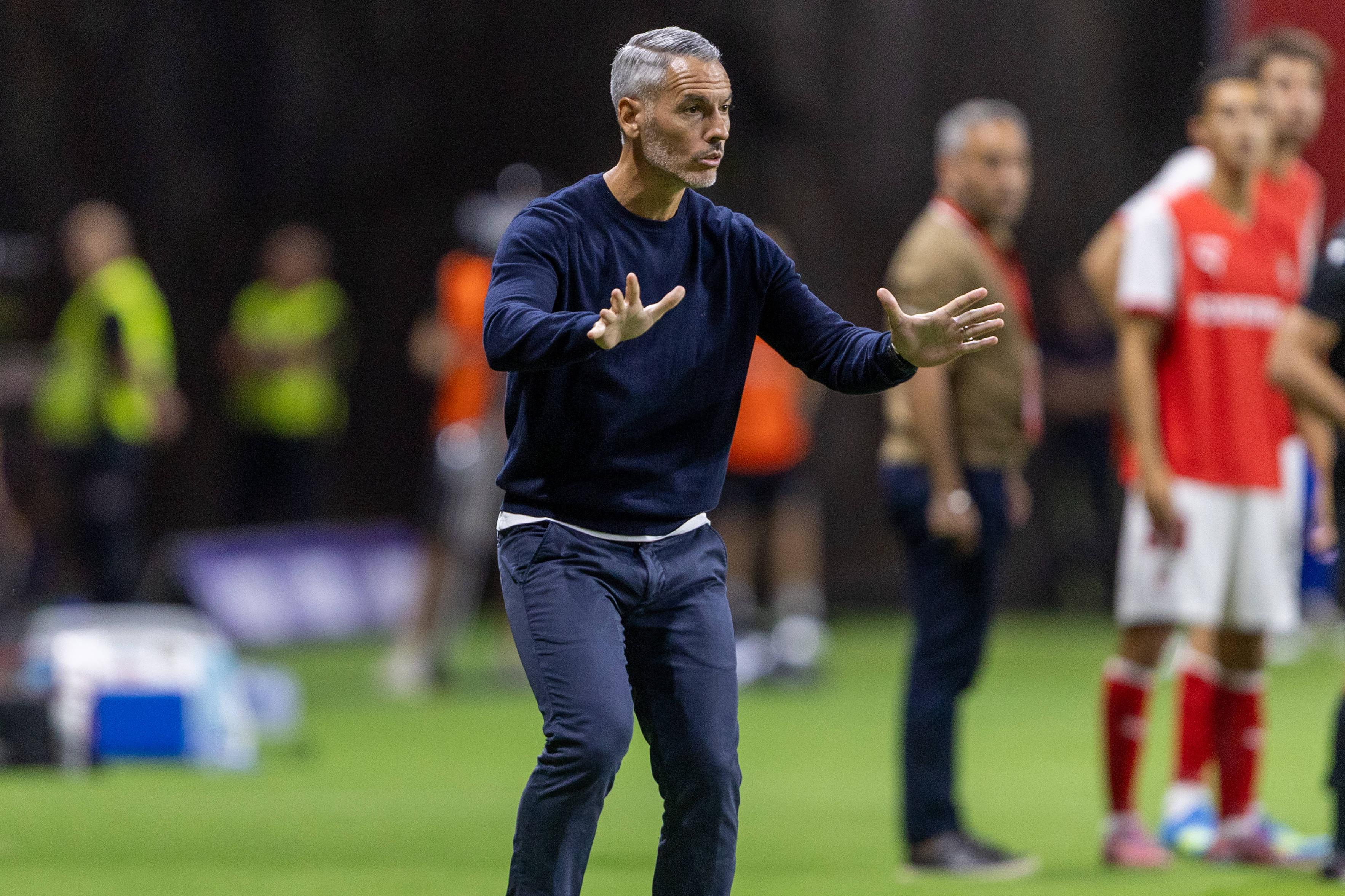 Carlos Vicens. treinador do SC Braga - Foto: Imago