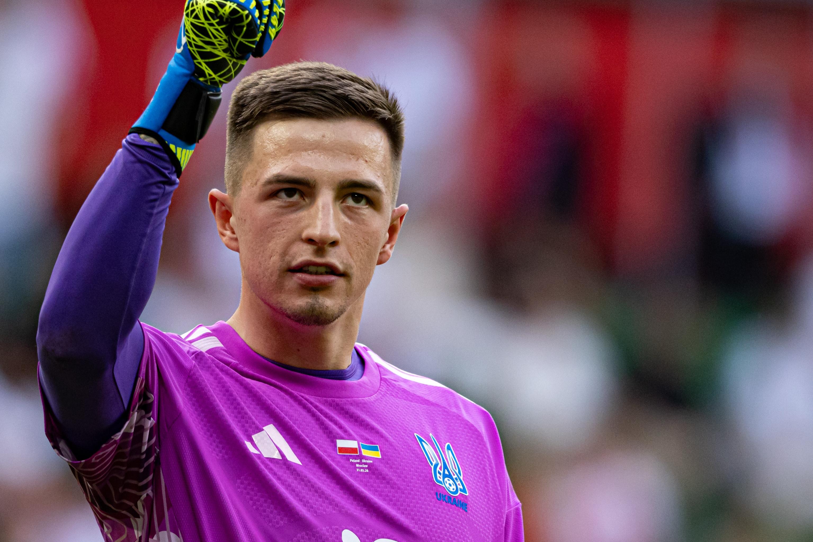 Anatoliy Trubin, melhor em campo no Geórgia-Ucrânia - Foto: Ucrânia