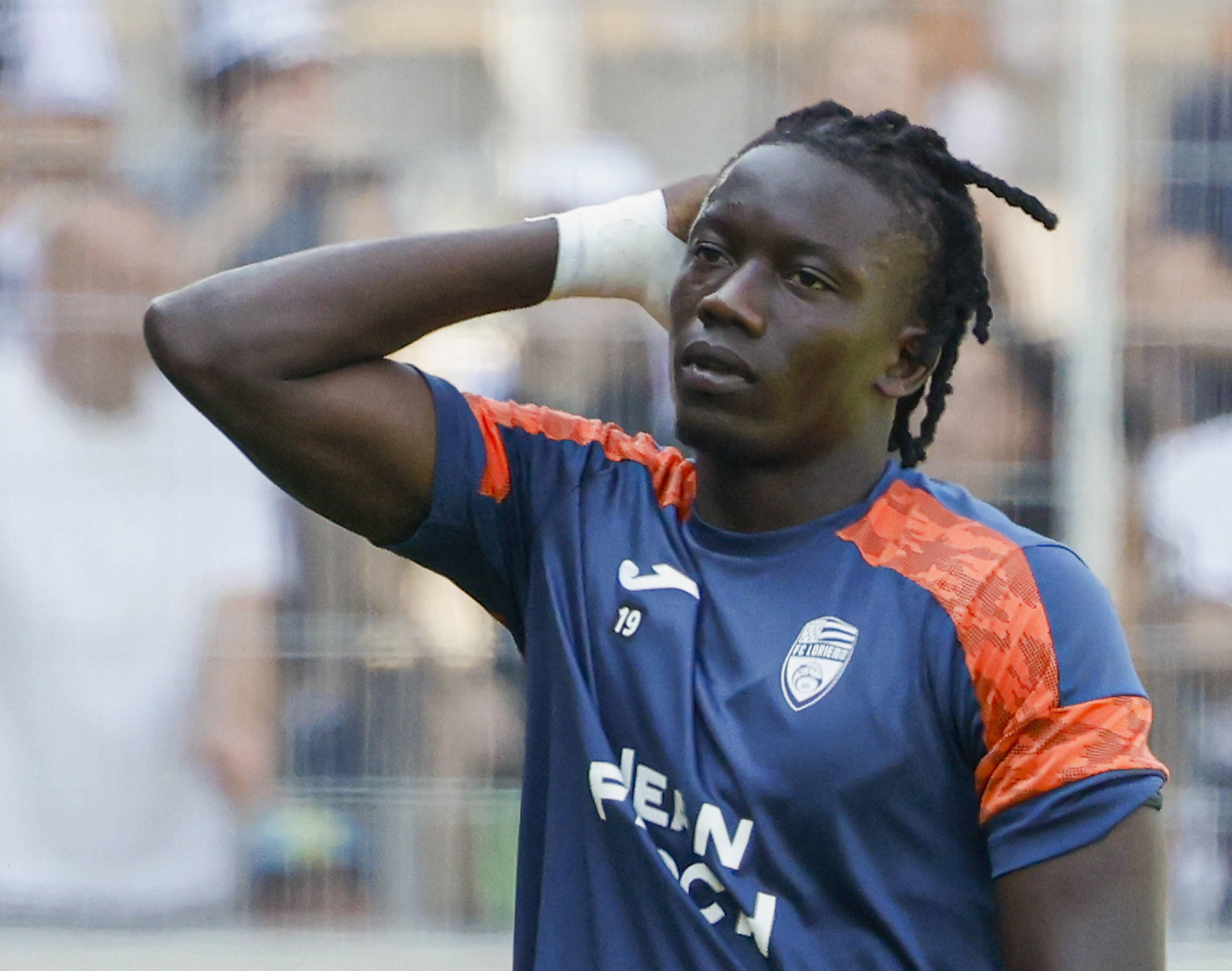 Sporting: Souleymane Faye soma 63 minutos, repartidos em três jogos, pelo Lorient, ainda sem golos ou assistências - Foto: Imago