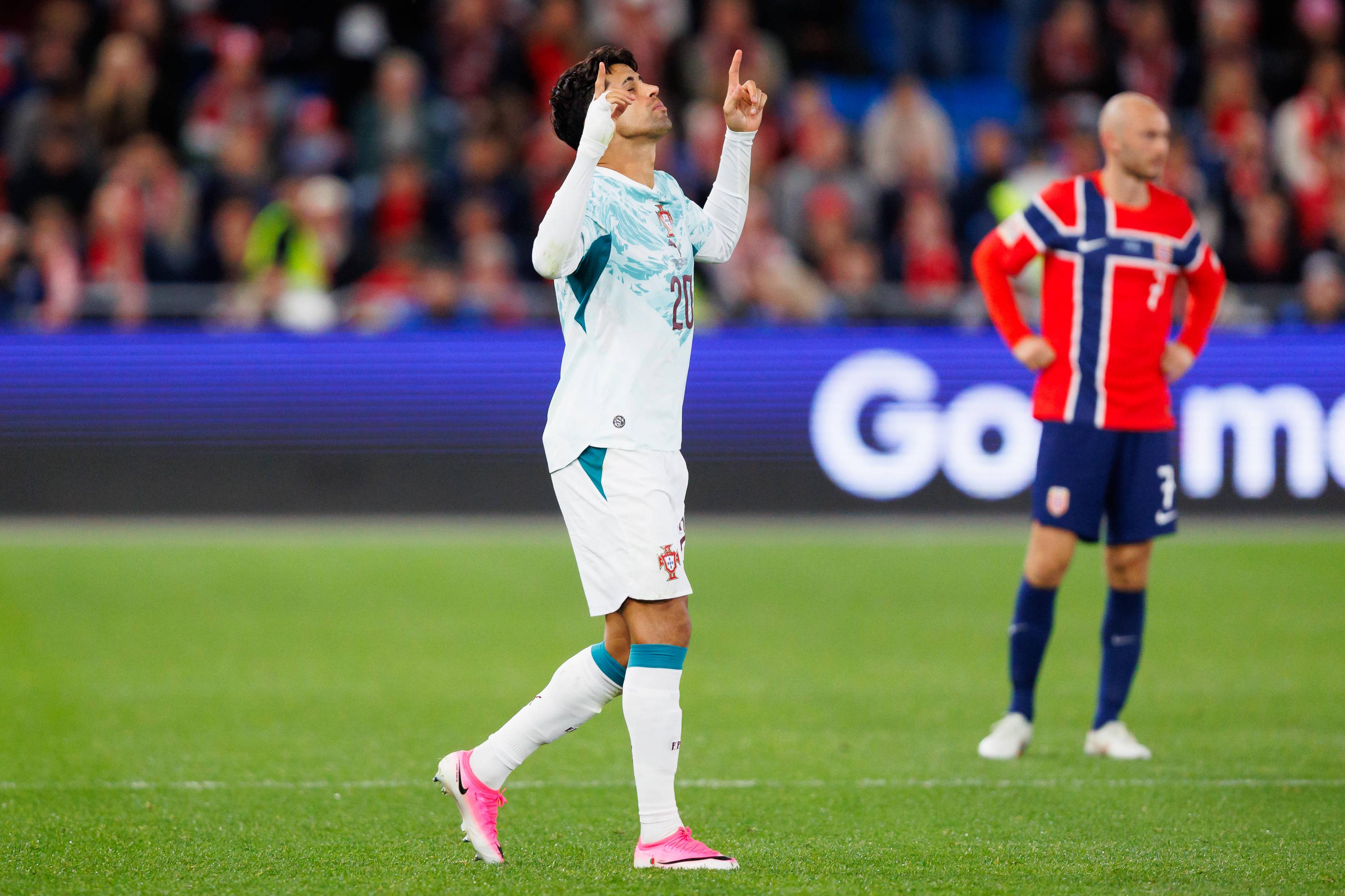 João Cancelo no Noruega-Portugal. Foto IMAGO