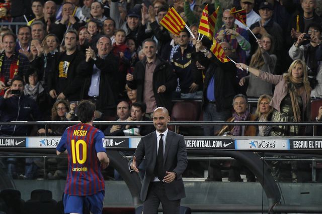 Guardiola responde a Messi sobre a comparação entre a atual Argentina e o melhor Barcelona da história