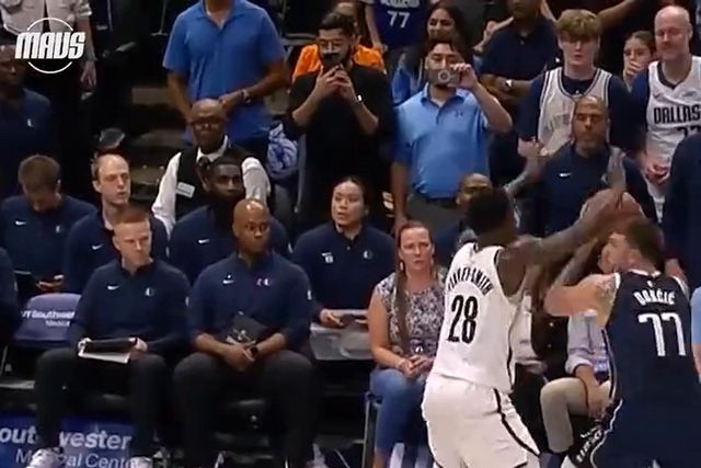 Fantástico triplo de Luka Doncic