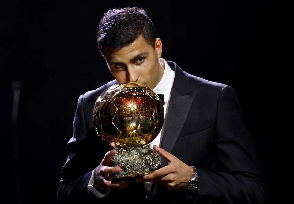 Rodri é o vencedor da Bola de Ouro 2024