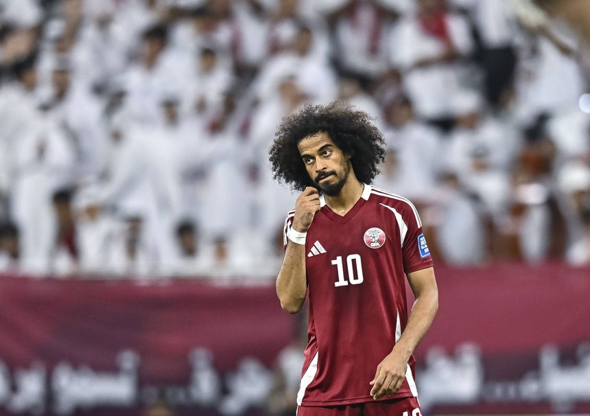 Akram Afif ao serviço da seleção do Catar