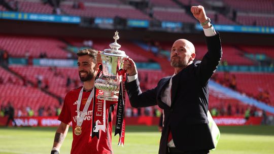 Bruno Fernandes despede-se de Ten Hag: «Mesmo sabendo que os últimos tempos...»