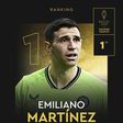 Martínez volta a ganhar o troféu Yashin, Diogo Costa em 8.º