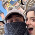 João Neves e Madalena Aragão foram ver o Halloween na Disney