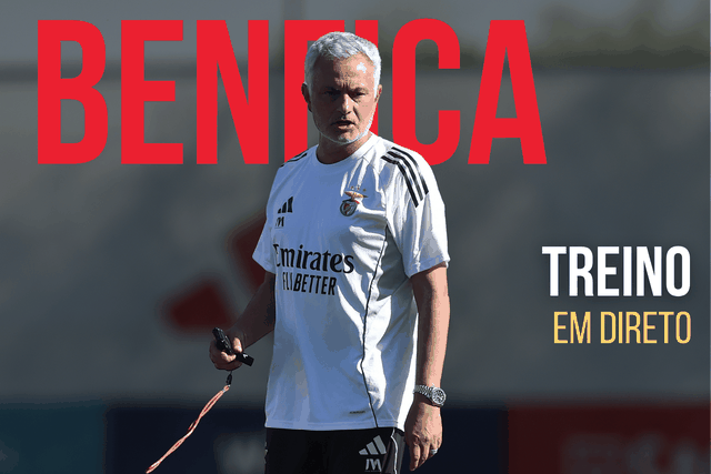 Siga em direto o treino do Benfica