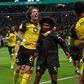 Borussia Dortmund festeja a vitória frente ao Frankfurt