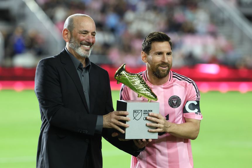 Lionel Messi, vencedor da Bota de Ouro da MLS