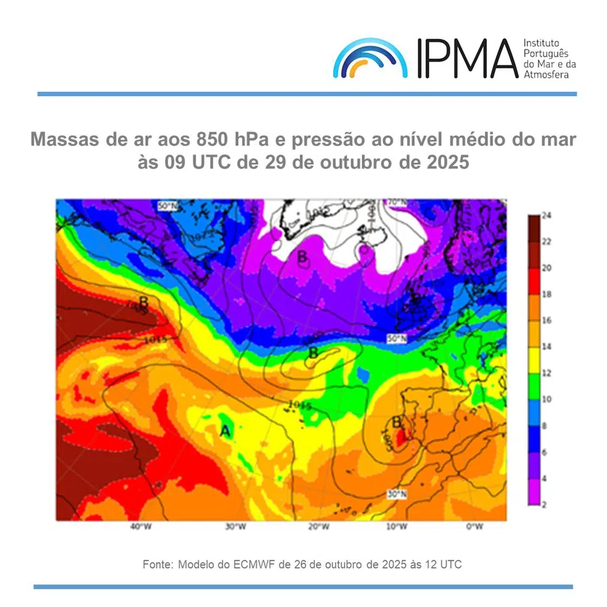 Portugal afogado! Quatro distritos em apuros