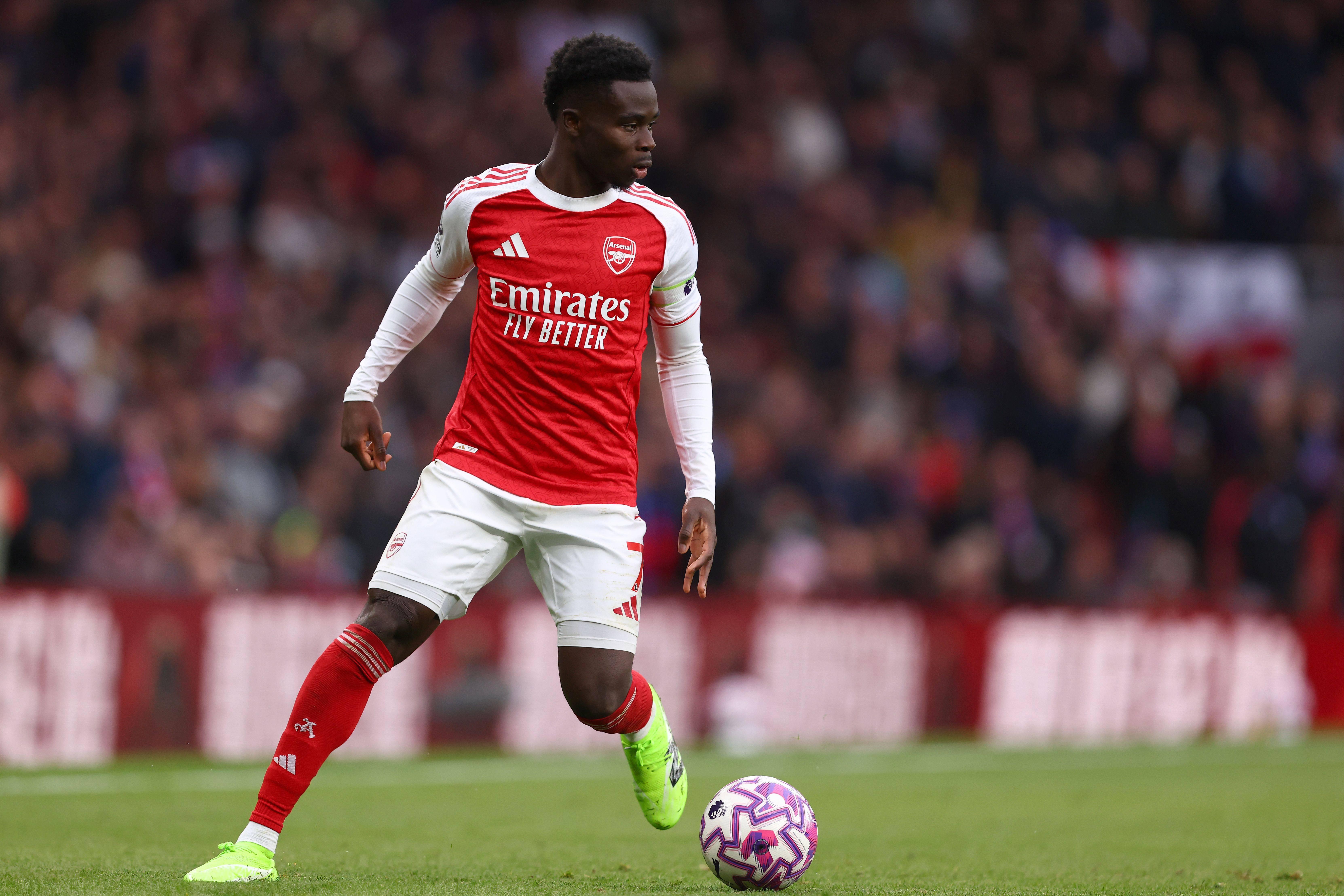 Bukayo Saka (Arsenal/Inglaterra) - odds 150/1