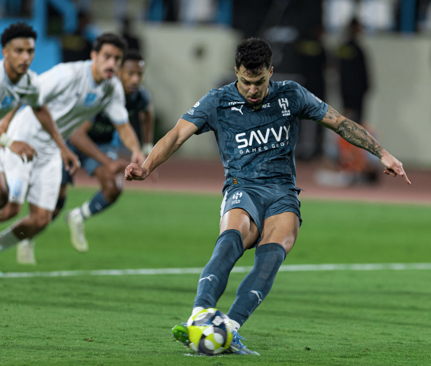 Marcos Leonardo voltou a marcar - Foto: X-@Alhilal_EN