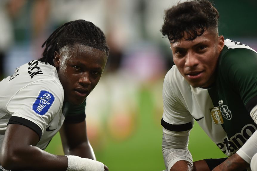 Jovem leão fez o 1-0 contra os ribatejanos - Foto: Miguel Nunes