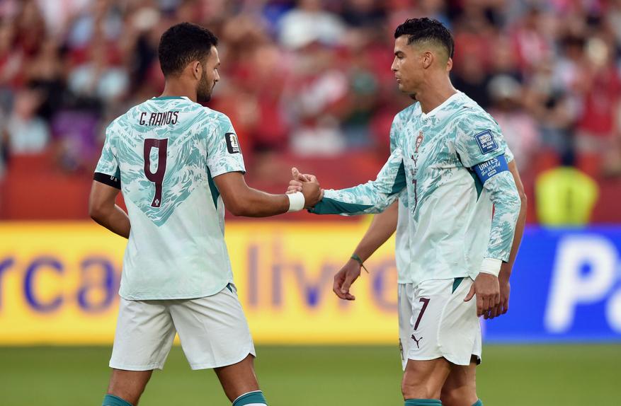 Gonçalo Ramos e Cristiano Ronaldo no Mundial 2026 (foto: Miguel Nunes)