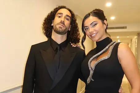 Cucurella e Claudia Rodríguez