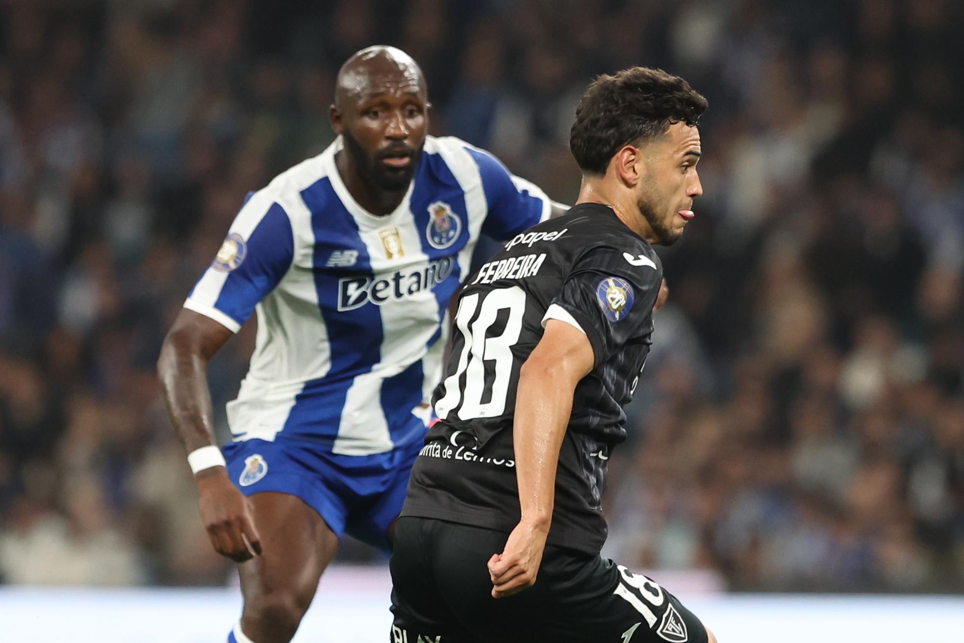 Cristian Ferreira em ação frente ao FC Porto - Foto: Catarina Morais/KAPTA+